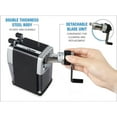 thumbnail image 2 of CARL, CUI19019, Custom Pencil Sharpener, 1 Each, Black, 2 of 5