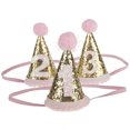 thumbnail image 1 of Hermosa diadema con sombrero brillante para obsequios de fiesta de festival, 3 piezas, 1 of 5