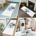 thumbnail image 5 of Runner Rugs 2x6 Ft, Blue Spring Floral Non Slip Area Rugs for Kitchen Bedroom Entryway, Watercolor Summer Flowers Washable Carpet Runner Rug Floor Mats for Bedroom Home Decor, 5 of 9
