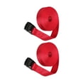 thumbnail image 3 of Gazechimp 3x2Pcs Tie Down Straps Wear Resistant 2.5cmx1M Tensioning Belts Lashing Straps Red 3 Pcs, 3 of 8