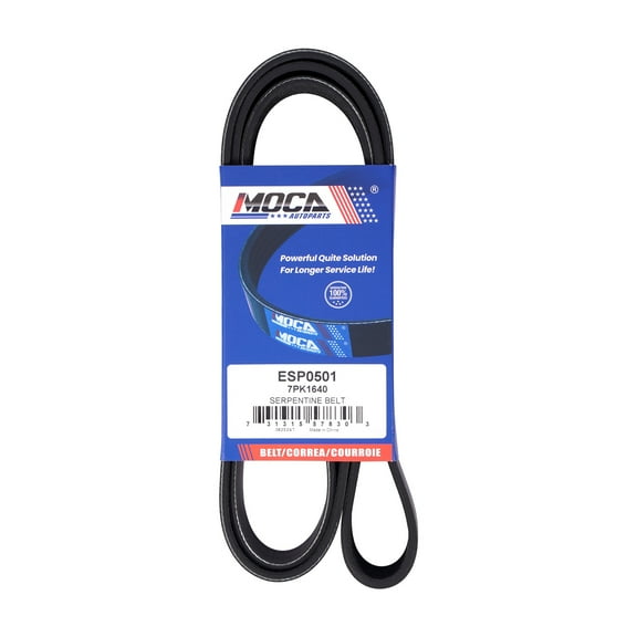 MOCA AUTOPARTS 7PK1640 Serpentine Belt Fit for 2006-2011 Honda Civic 1.8L
