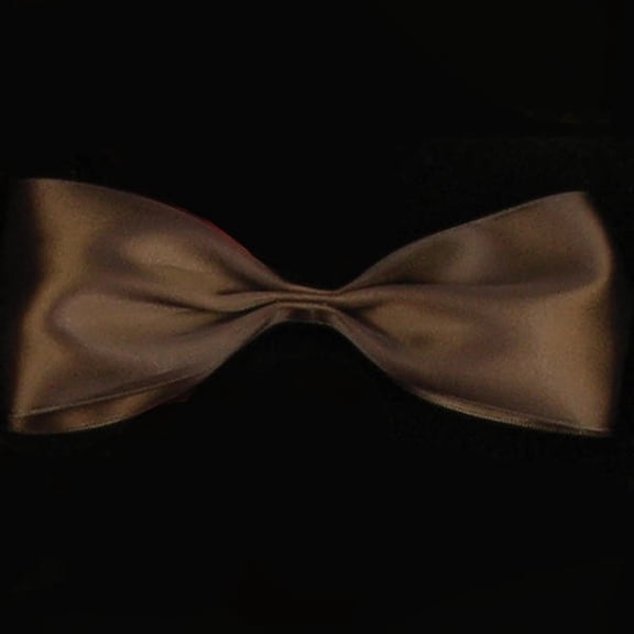 The Ribbon People Brown Hickory Double Face Craft Ribbon 1.9" x 108 Yards