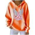 thumbnail image 2 of Ounisa Breast Cancer Oversized Hoodies Fleece Drawstring Shirts for Women Pink Ribbon Sweatshirt Cancer Fight Awareness Shirt Faith Casual Long Sleeve Tops, 2 of 5
