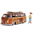 thumbnail image 2 of 1962 Volkswagen T1 Bus w/ Woody Figure, Toy Story - Jada Toys 33176 - 1/24 scale Diecast Car, 2 of 2