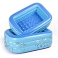 thumbnail image 4 of Inflatable Baby, Small Pool for Children, Pvc Foldable, Rectangular, Family Shower, Washbasin, Portable Shower, Size, 4 of 5