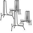 thumbnail image 1 of 4 Pack Improved Anti Slip Plate Stands For Display 8 Inch Plate Holder Display Stand Picture Frame Holder Stand Black Easel Stands For Photo Decorative Plate Tablets And, 1 of 7