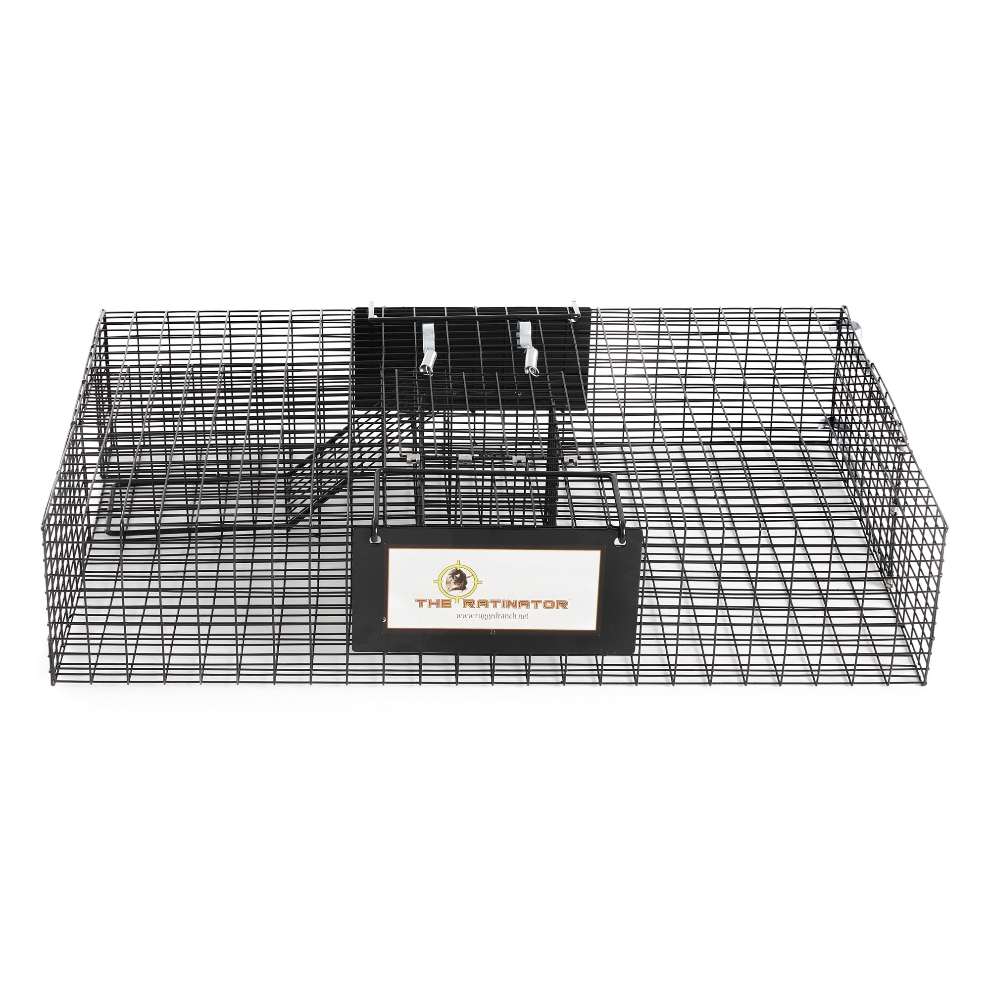 Rugged Ranch Ratinator Live Rat and Mouse Humane Trap, Large Multi Catch Metal Cage