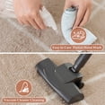 thumbnail image 2 of BERTHMEER 3'x5' Small Shag Area Rugs for Entryway Doormats Indoor Bathroom Office Modern Checkered Geometric Contemporary Plush Soft Fuzzy Fluffy Washable Carpets, Beige, 2 of 5