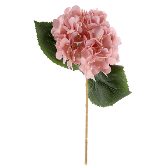 KAKOWELY 1Pcs Pink Plastic Hydrangea for Home and Wedding Decor