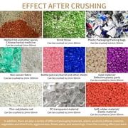 INTSUPERMAI Automatic Plastic Shredder Plastic Bottle Recycling Crusher 220V 250 Type