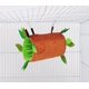 thumbnail image 3 of Juego de 5 piezas Hamaca para hámster Animal pequeño Colgante Cama cálida Casa Jaula Nido Accesorios Modelo de bosque Jaula Juguete Hoja Colgante Túnel y columpio Planeador de azúcar, 3 of 3