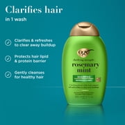 OGX Clarifying Strength + Rosemary Mint Hair Shampoo & Conditioner Set, 13 fl. oz