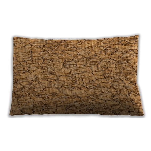 Ahgly Company Indoor Rectangular Contemporary Lumbar Throw Pillow, 13 inch by 19 inch