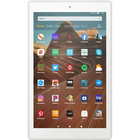 AZ_fire_hd Tablet 10.1" 1080P Full HD Display Big Screen, Upgraded Chipset Slim, Light, Durable Design 64 GB – White1