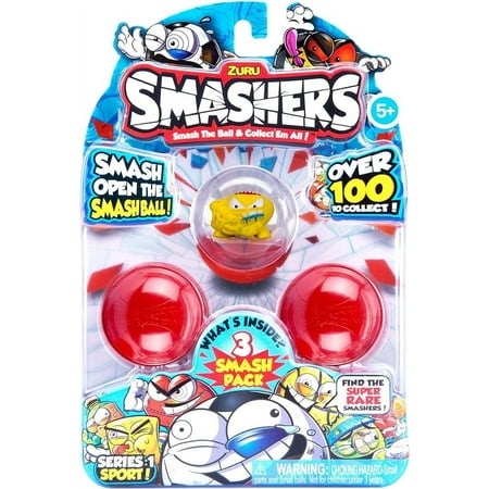 Zuru Smashers Collectible Series 1 Sports Themed 3-Pack