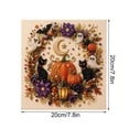 thumbnail image 2 of Halloween Diamond Art Kits, Spooky Cute Ghost Pearl Art Kits For Adults, Premium 3D Diamond Painting Crafts for Beginners, DIY Fall Home Wall Decor & Seasonal Party Gift, 2 of 7