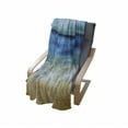 thumbnail image 4 of Art Soft Flannel Fleece Throw Blanket, Tropical Sandy Beach Pure Waves Tranquil Ocean Under Clouds Summer Scenery, Cozy Plush for Indoor and Outdoor Use, 70" x 90", Navy Blue Pale Brown, by Ambesonne, 4 of 6