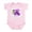 Petal Pink, variant on CafePress - Violet Infant Bodysuit - Baby Light Bodysuit, Size Newborn - 24 Months