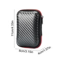 thumbnail image 3 of WeDecorBay Portable Digital Accessory Storage Bag Compact Earphone Organizer Shock Resistant Dividers Durable Zipper 1Pcs Small Item Storage Bag Travel Business Trips Red,Free Size, 3 of 7