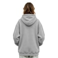 thumbnail image 4 of Stralyhd Zipper Pet Pouch Hoodie for Women Cozy Soft Sweatshirt with Dog Pouch Fleece Pet Carrier Hoodie Hooded Pet Carrier Pullover Gray XL, 4 of 5