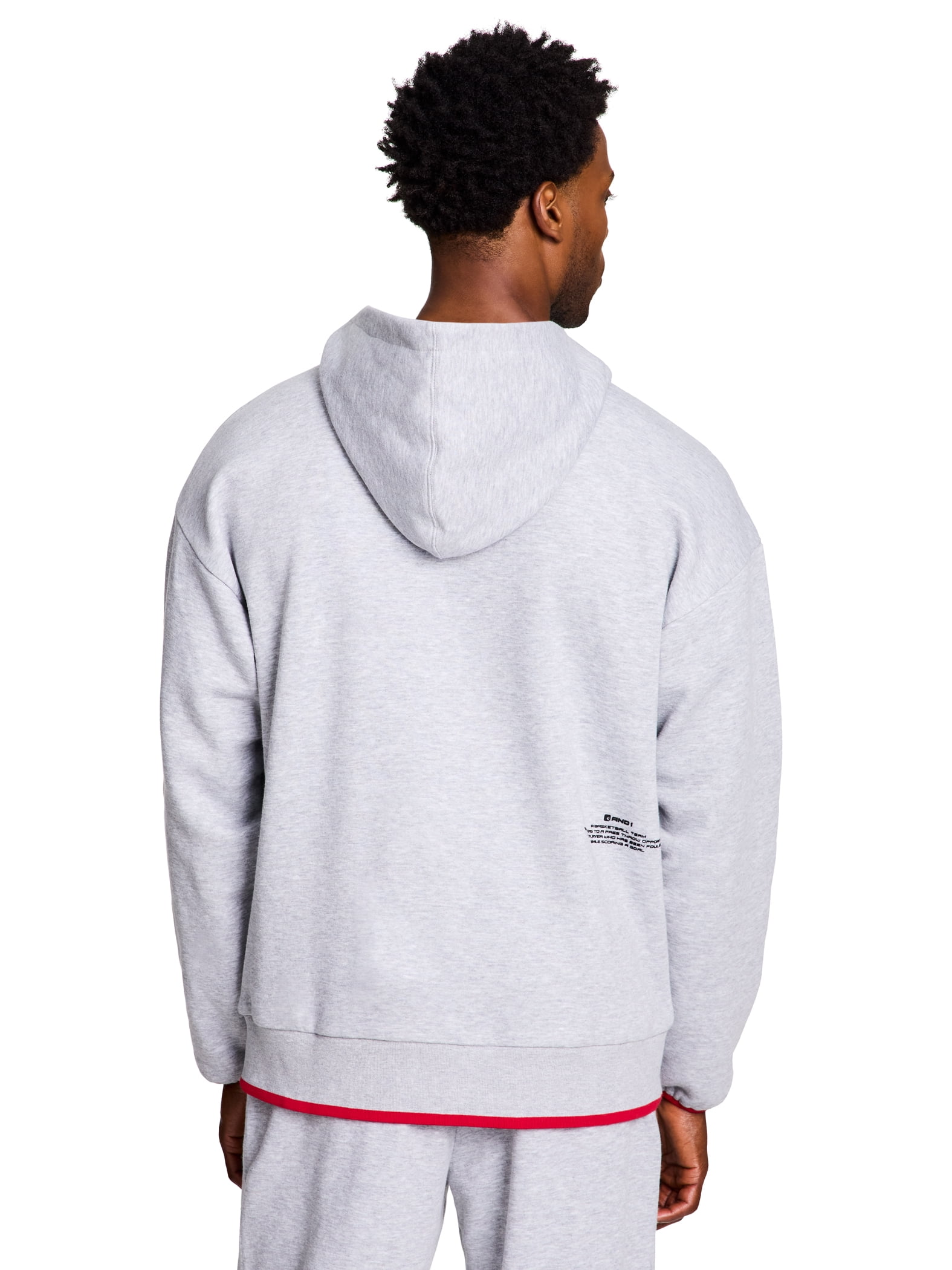 AND1 Men's and Big Men's Ultimate Pullover Hoodie Sweatshirt, Sizes S-5XL