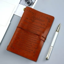 Personalized Leather Journal Notebook Engraved Gift for Daughter 7.8x4.7 Inch Refillable Sketchbook Diary with Thick Paper for Writing Drawing & Travel