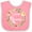 Pink and White, variant on Inktastic I Love My Nana Flower Circle Boys or Girls Baby Bib