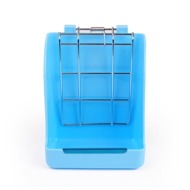 tamizeot Hay Feeder Food Rack Feeding Holder Fine Workmanship Long-lasting Practical Pet Supplies Spring Multipurpose Bowl Racks Blue