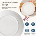 thumbnail image 3 of Homienly 40-Piece Wheat Straw Dinnerware Set, Service for 8, Round Plates, Bowls & Cups, Microwave & Dishwasher Safe, White, 3 of 8