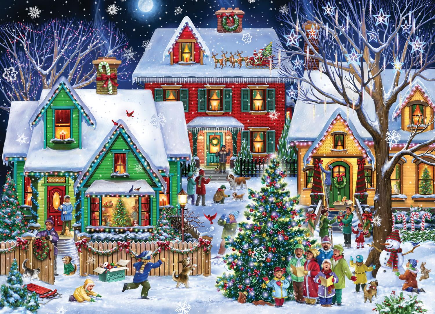 Vermont Christmas Company Evening in Paris Jigsaw Puzzle 1000 Piece