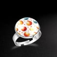 thumbnail image 5 of Bowling Adjustable Stainless Steel Statement Ring with Unique Pattern - Handmade Rings for Different Occasions, 5 of 5