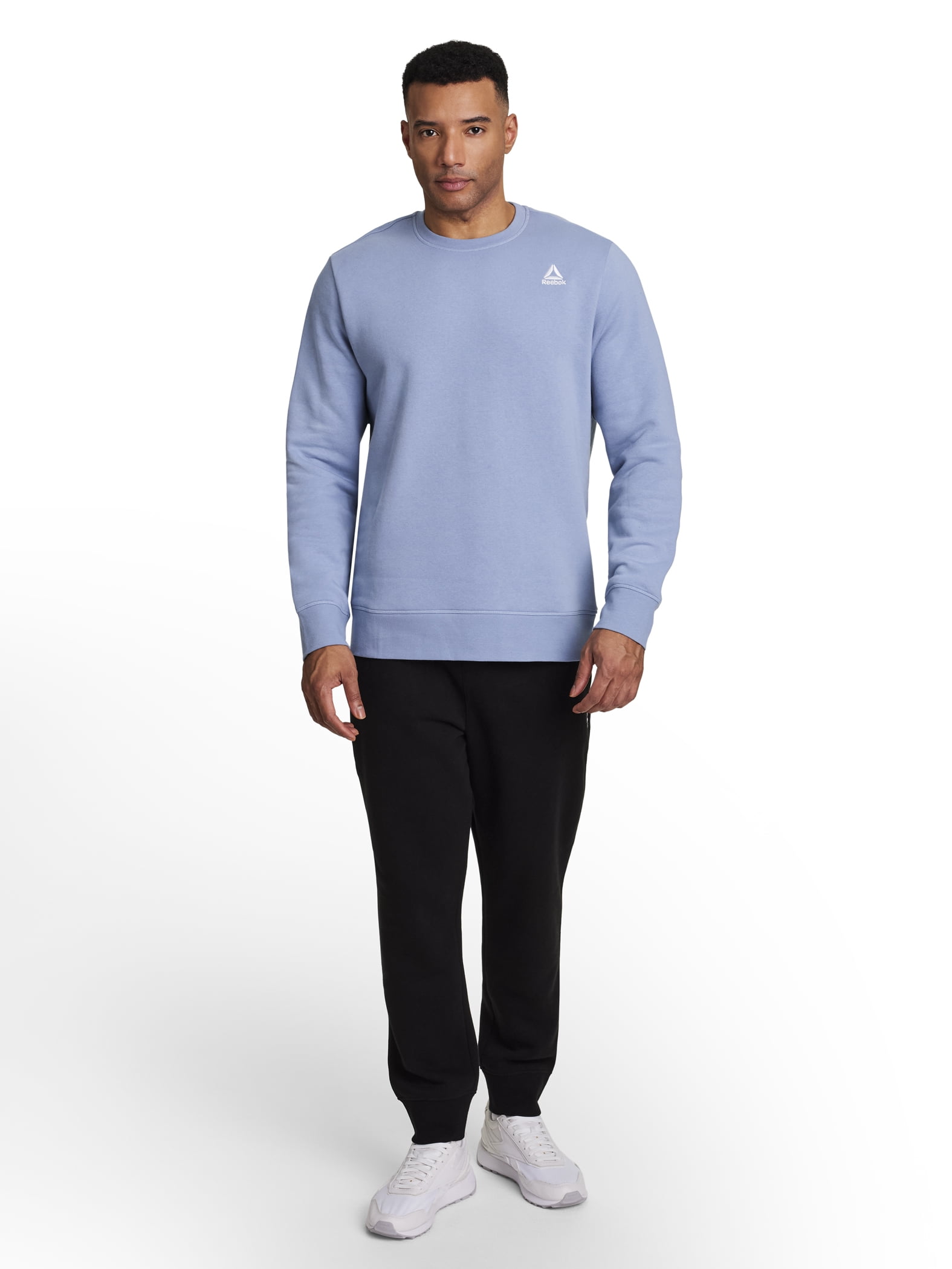 Reebok Men's and Big Men's Game Day Fleece Crewneck Sweatshirt, Sizes XS-5XL