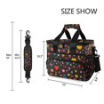 thumbnail image 3 of FORMRS Insulated Cooler Bag 24 Cans Capacity Soft Leakproof Lunch Box with Side Pockets, Moon Pattern, 3 of 7