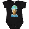 thumbnail image 3 of Inktastic Keep It Cool Melting Earth Ice Cream Cone Boys or Girls Baby Bodysuit, 3 of 5