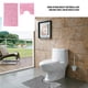 thumbnail image 4 of Advancent Juego de alfombrillas de baño antideslizantes, 2 uds., alfombra para baño, absorbente de agua, alfombra de felpa para inodoro, Juegos de accesorios de baño rosado Advancent HA001740-02, 4 of 6
