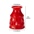 thumbnail image 3 of Mauxuk Plastic Flower Vase Decorative Modern Home Decor Bouquet Shelf Weddings 5 Inches Tall Elegant Design Perfect Gift Various Uses, 3 of 4