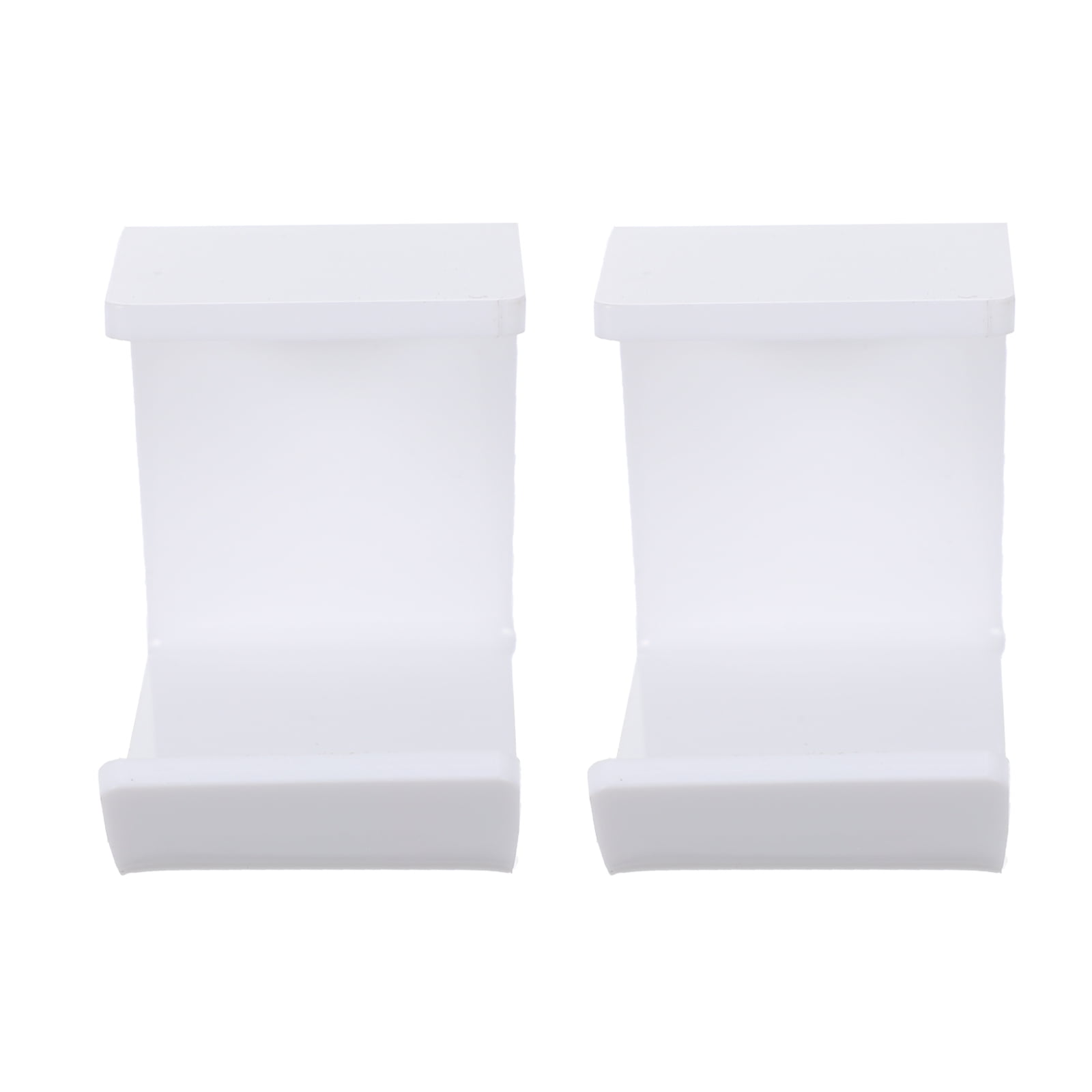 2 PCS Headset Holder Punch Free Acrylic Under Desk Over Ear Headphone