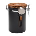 thumbnail image 1 of 22OZ Coffee Canister Coffee Bean Storage Airtight Containers Stainless Steel Kitchen Food Storage Container with Date Tracker and Scoop for Ground coffee, Beans, Tea, Sugar, Flour, Cereal, 1 of 6