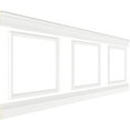 thumbnail image 3 of Ekena millwork 94 1/2"L (Adjustable 36"H to 40"H) Ashford Square Panel Traditional Wainscot Paneling Kit, 3 of 10