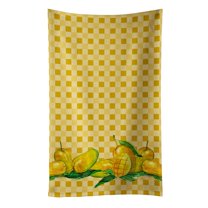 Carolines Treasures BB7174KTWL Mangos on Basketweave Kitchen Towel 15 X 28" multicolor