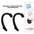 thumbnail image 4 of Agarraderas reutilizables Gancho para la oreja 5 pares Boca Mufla Gancho para la oreja Silicona suave Reutilizable Antideslizante Boca Mufla Oreja GripsBlack, 4 of 8