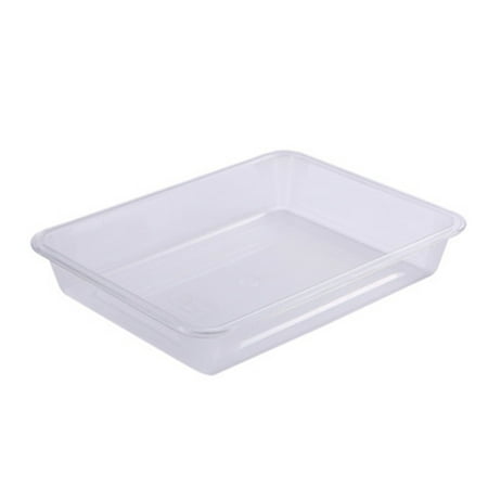 

Transparent Acrylic Trays Rectangular Tray Serving Fruit Vegetable Food Tray Anti-skid Recycled 30.5cmx24cmx5cm