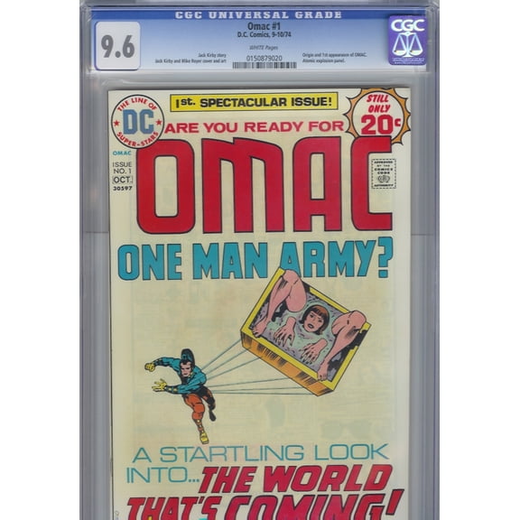 Omac #1 - CGC 9.6 Comic Book