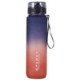 thumbnail image 1 of Botella de agua esmerilada 1000 ml con asa Gradient Sports para gimnasio Rojo, 1 of 4