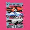 thumbnail image 6 of Wild Bobby, Mustang Ford Classics Cars and Trucks Women Racerback Tank Top, Raspberry, Medium, 6 of 6