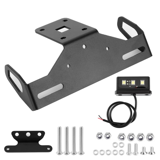 Soporte de matrícula para Kawasaki, soporte de matrícula, guardabarros trasero, eliminación del soporte de matrícula de motocicleta, integración perfecta