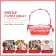 thumbnail image 1 of unbranded Cesta Roja Para Regalos Y Dulces Para Fiestas Y Bodas Románticas, 1 of 6