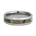 thumbnail image 2 of Unisex Camo Hunting Tan/Brown/Green Camouflage 7mm Tungsten Wedding Band Ring, 2 of 2