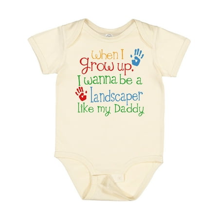 

Inktastic Landscaper Like Daddy Gift Baby Boy or Baby Girl Bodysuit