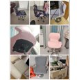 thumbnail image 2 of (Color : #11, Size : 6pcs) Bar Stool Covers With Back 6 Pack Low Back Chair Covers Square Stretch Swivel Barstool Cover Counter Stool Pub Chair Slipcover Protector For Dining Room Black, 2 of 5